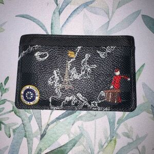 Louis Vuitton Map Print Collection Card Holder Damier Graphite N60265